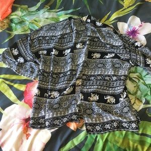 🚨FINAL PRICE BEFORE DONATION: Elephant Kimono
