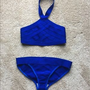 Vintage looking halter bikini set