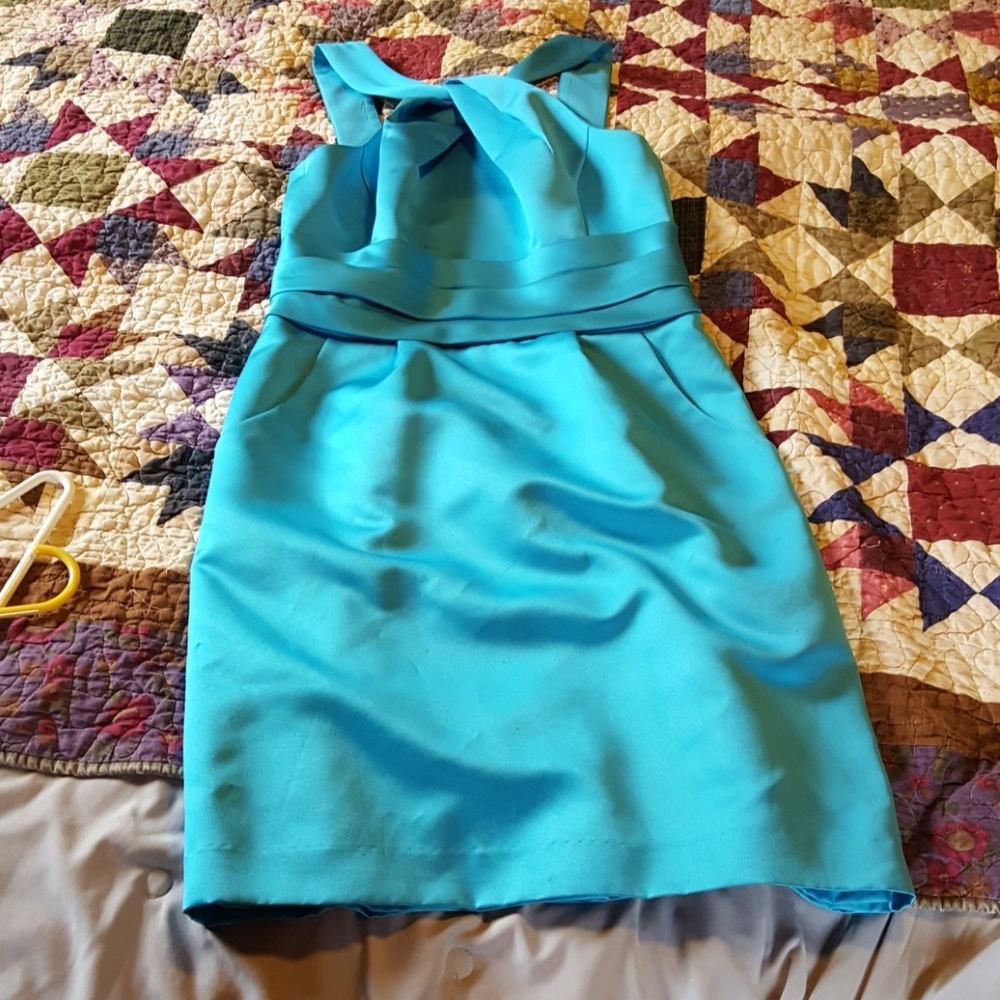 Blue Bridesmaid Dress