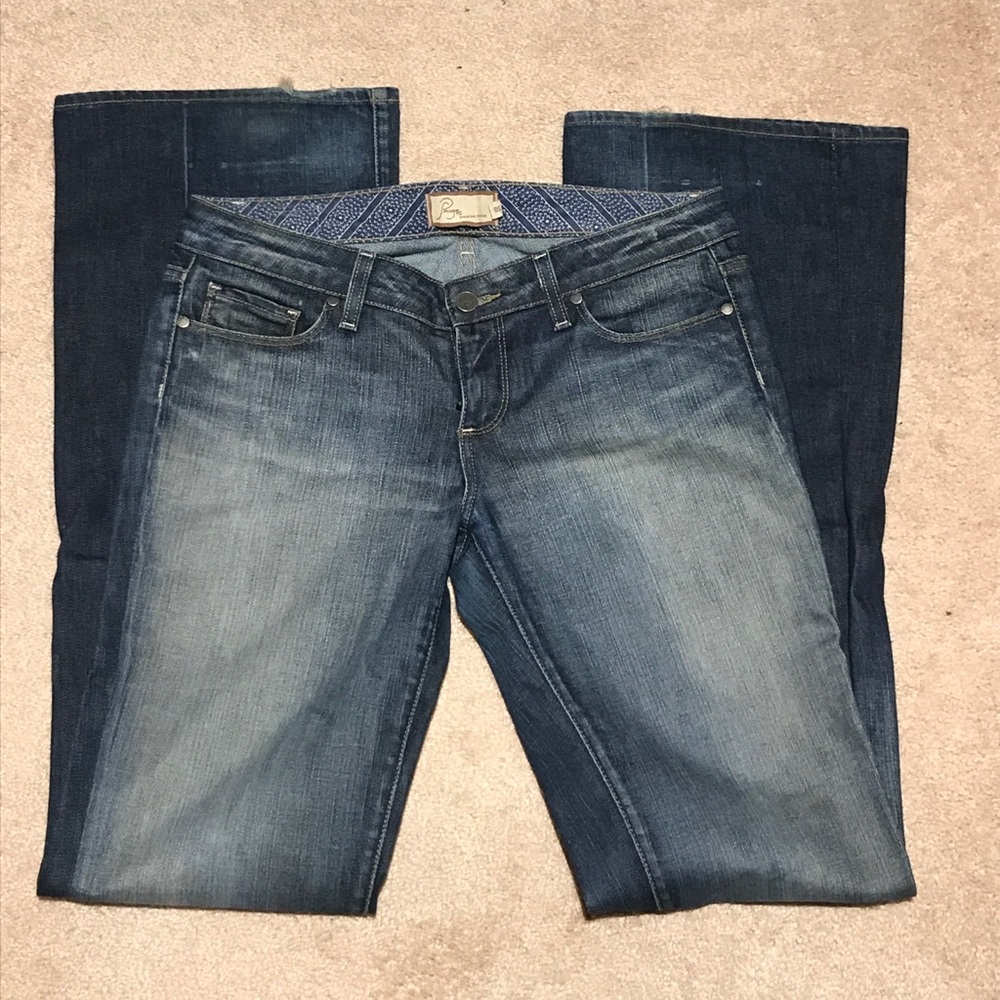 Paige Premium Denim Bell Bottom Jean