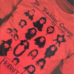 Hobbit The Traveling Company Beards T Shirt M/L