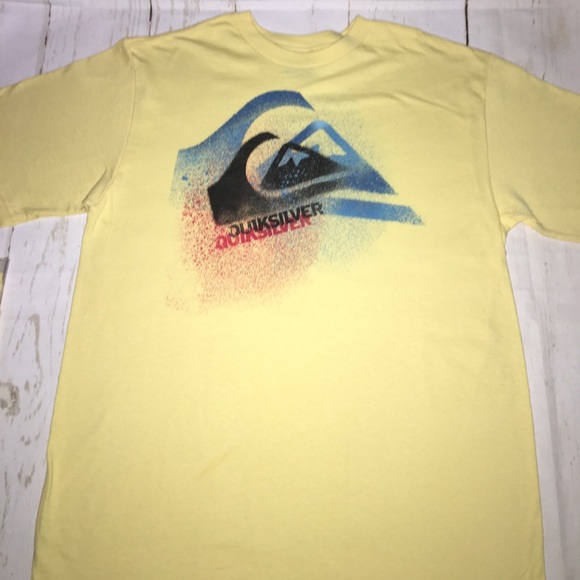 🆕Youth Quiksilver Spray Paint Logo T Shirt - Picture 2 of 5