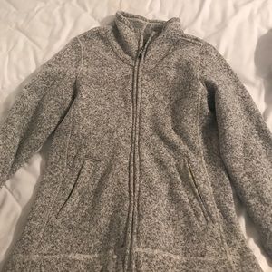North face jacket grey size medium