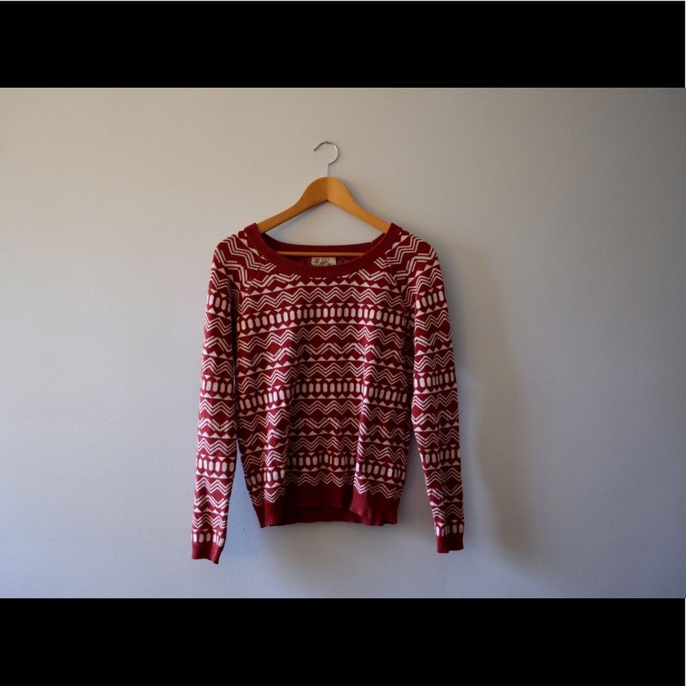 Geometric Pattern Sweater