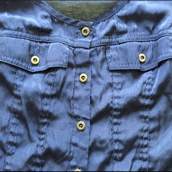 ⬇️ Brooklyn Industries Buttoned Tank w/ Sheer Back - Picture 2 of 8