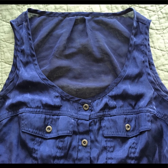 ⬇️ Brooklyn Industries Buttoned Tank w/ Sheer Back - Picture 3 of 8
