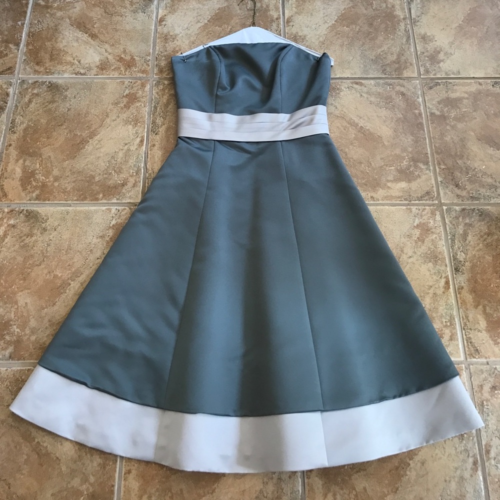 Beautiful Gray/Silver satiny dress
