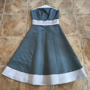 Beautiful Gray/Silver satiny dress