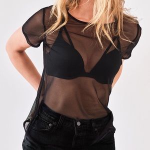 Victoria's Secret Mesh Tee Medium / Large
