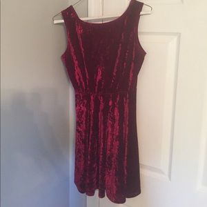 Red Velvet Dress