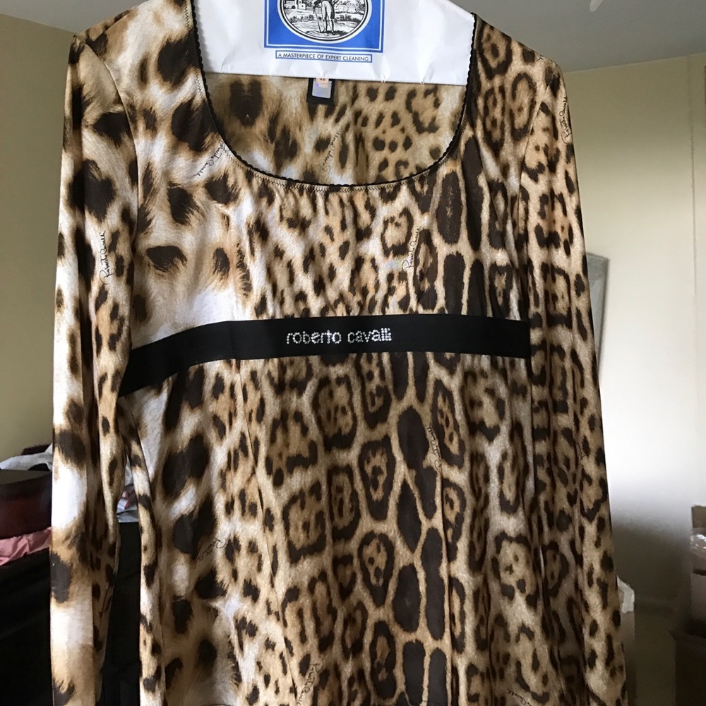 Roberto Cavalli leopard top