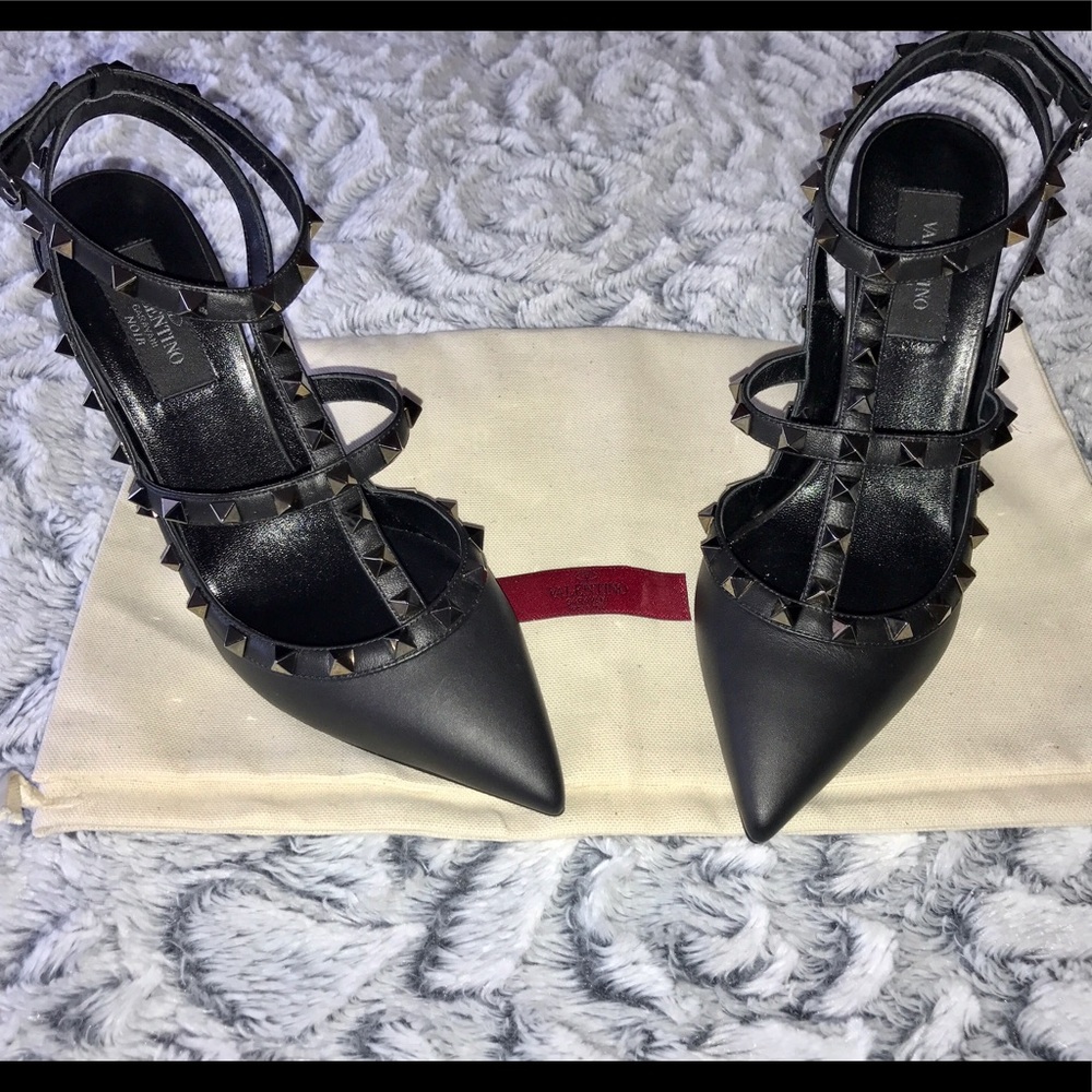 VALENTINO ROCKSTUD T-STRAP 100 mm