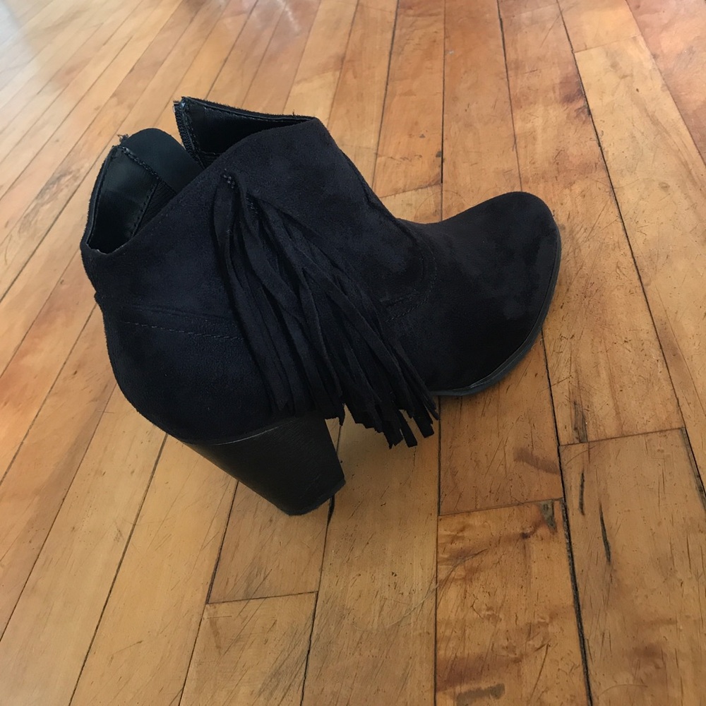 Fringe Ankle Booties