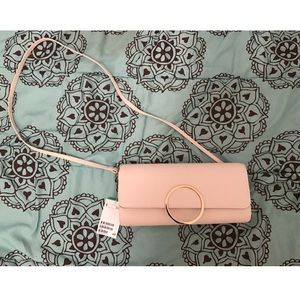 Cream crossbody purse