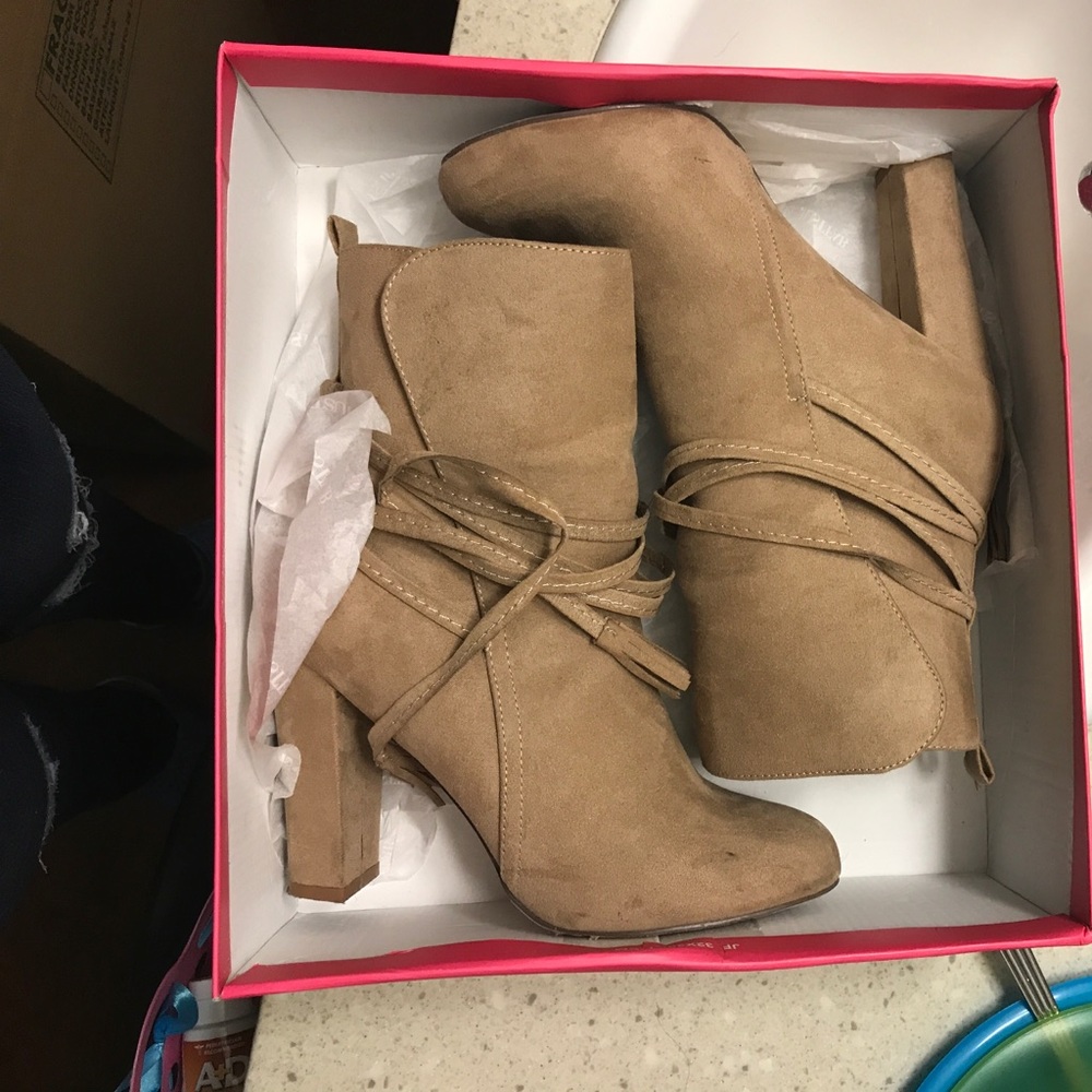 Tan Booties