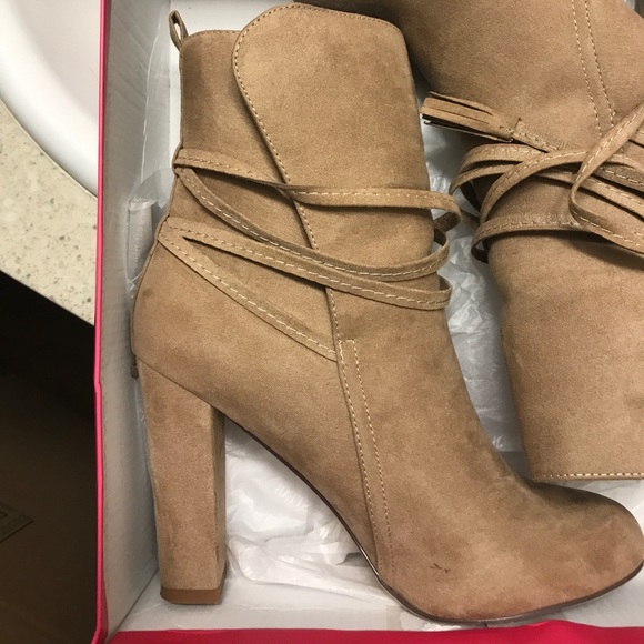 Tan Booties - Picture 2 of 2