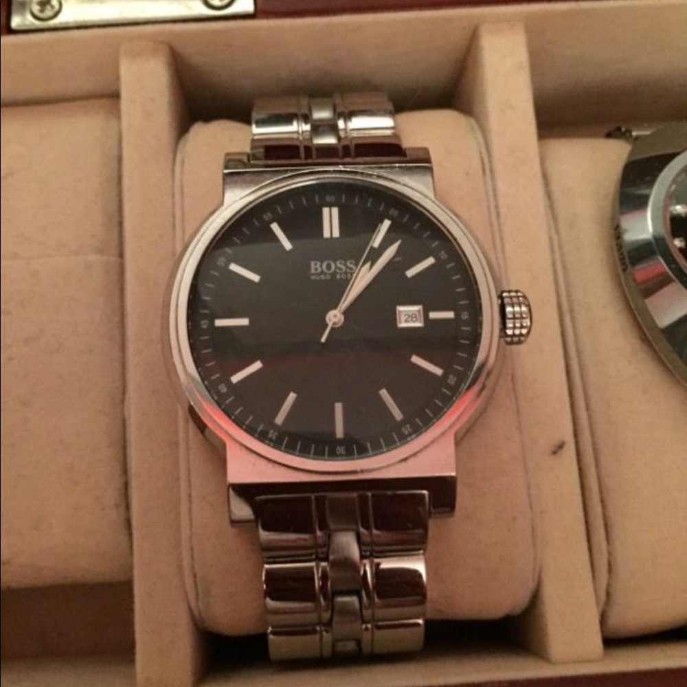 Stainless steel Hugo Boss watch