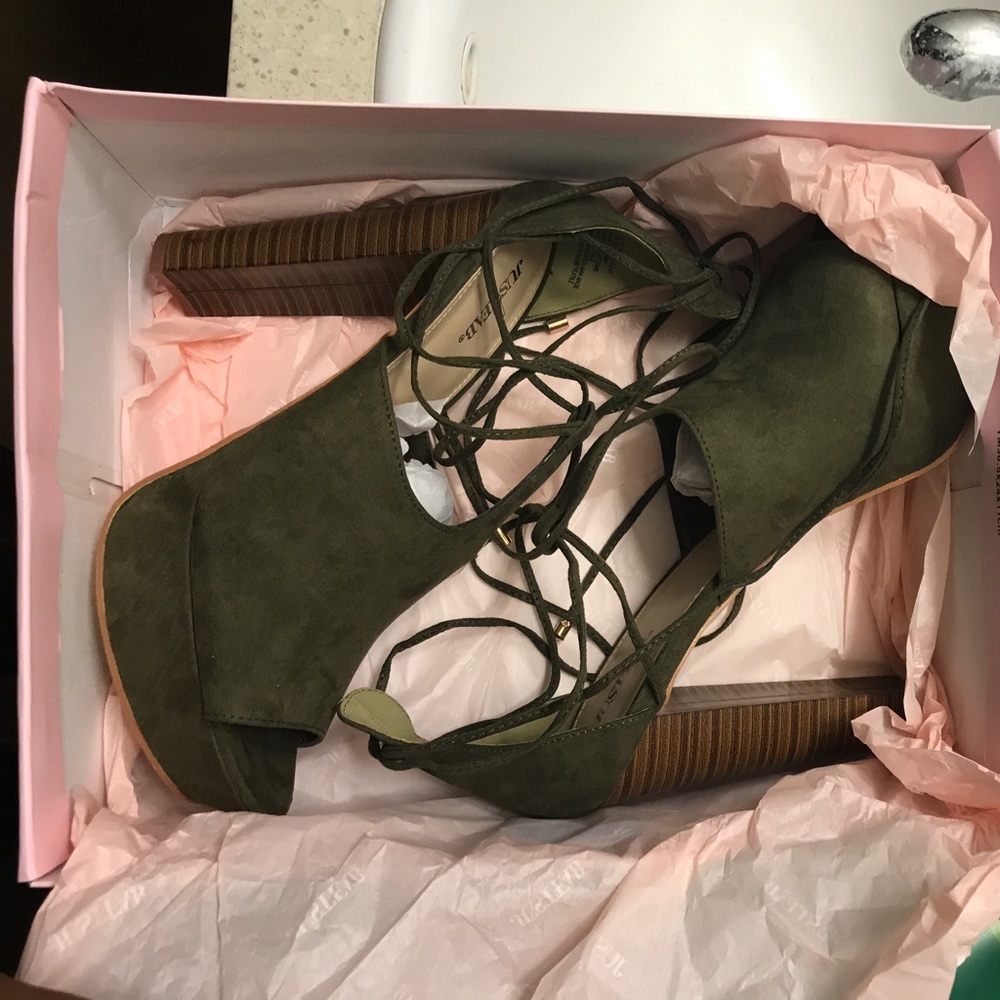 Chucky lace up heels