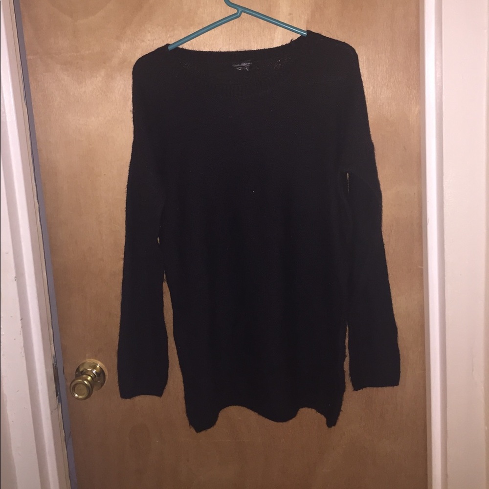 Black Fluffy Sweater✨
