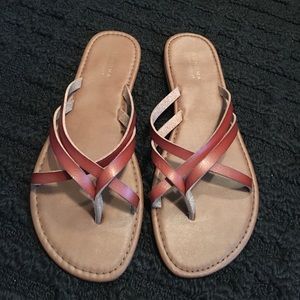 Brown Slip on Sandals
