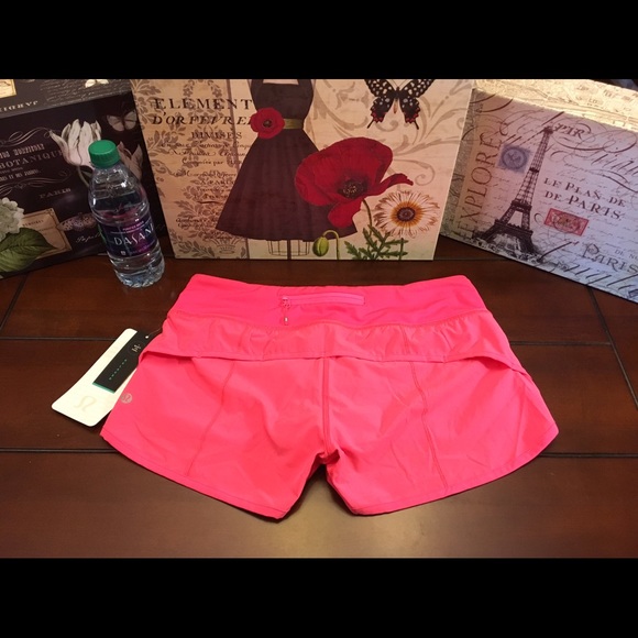 lululemon athletica - Lululemon Speed Shorts-Neon Pink ...