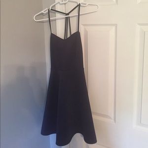 Dark Blue Skater Dress