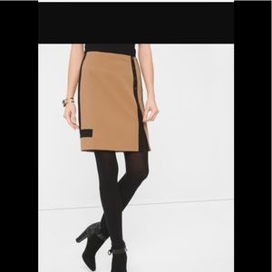 White house black market colorblock pencil skirt