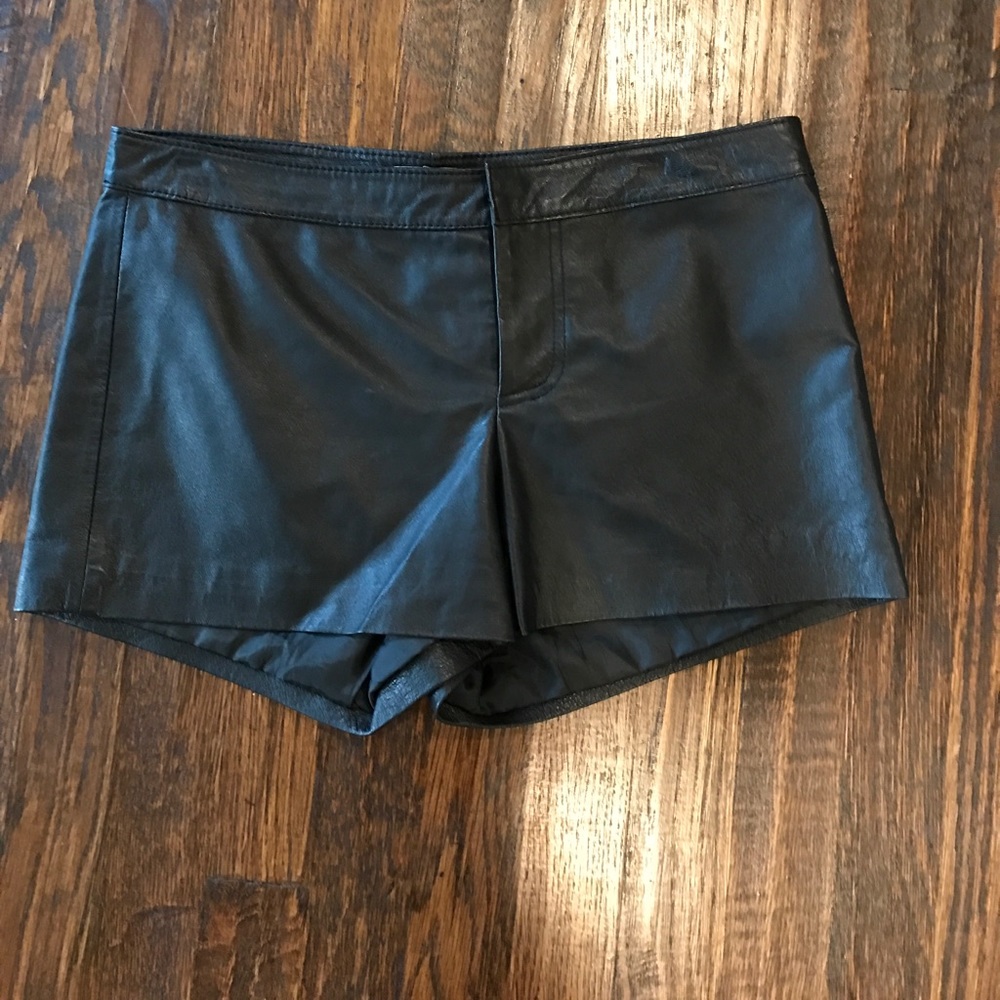 BB Dakota Leather Shorts