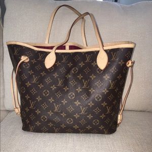 Authentic Louis Vuitton Neverfull MM Tote