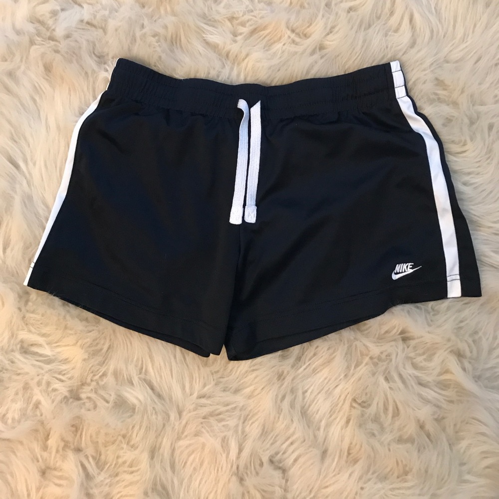 Blue Nike shorts