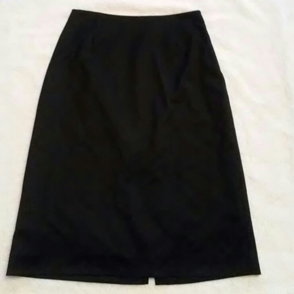 Black Trina Turk Pencil Skirt