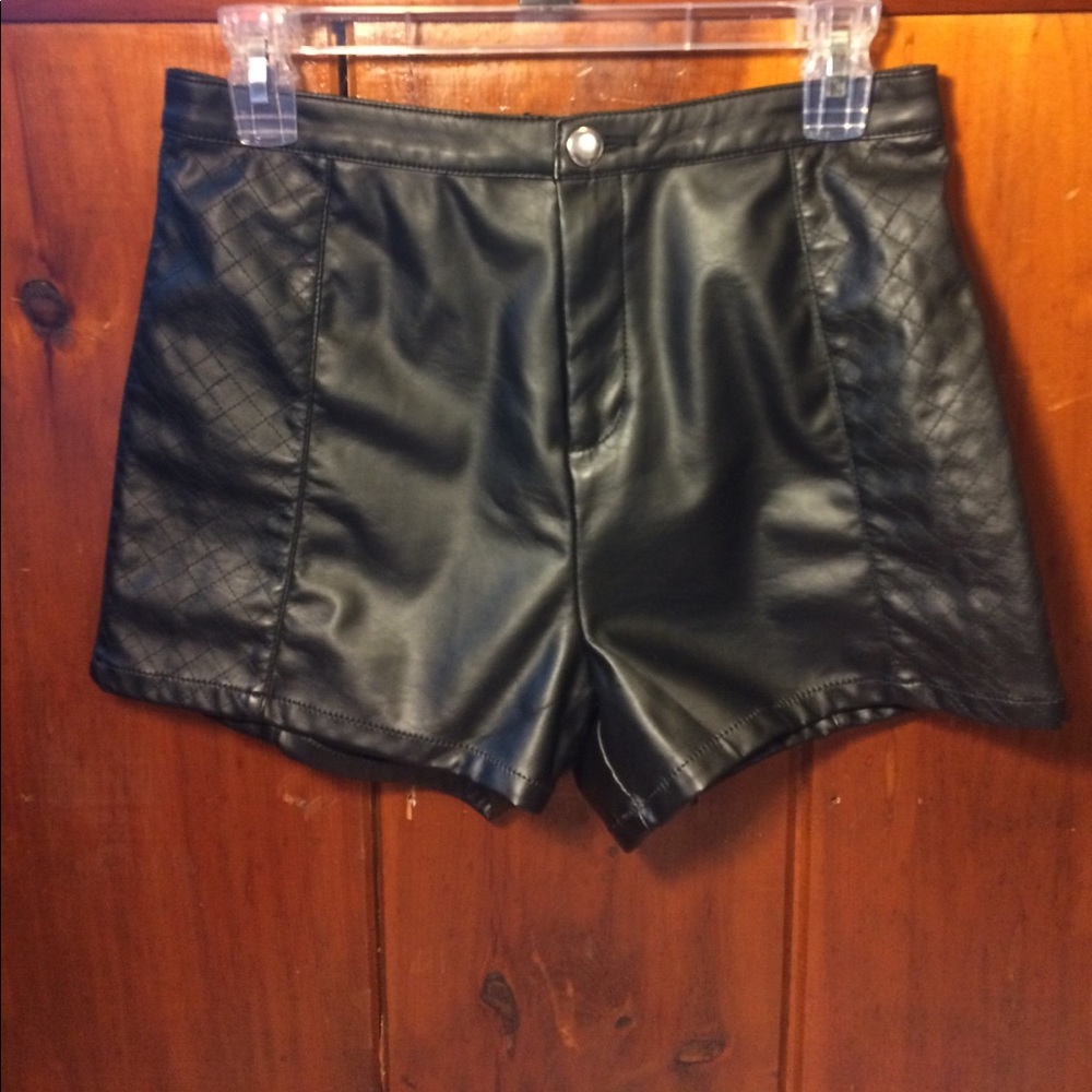 Leather Shorts