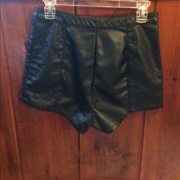 Leather Shorts - Picture 2 of 2