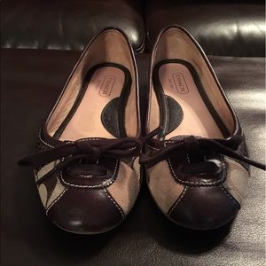 Coach Signature Patchwork Ballet Flats