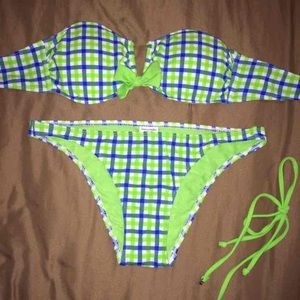 Abercrombie gingham bathing suit