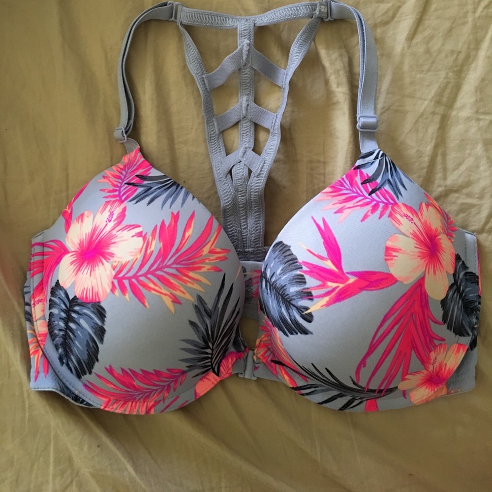 Moonray tropical print bra