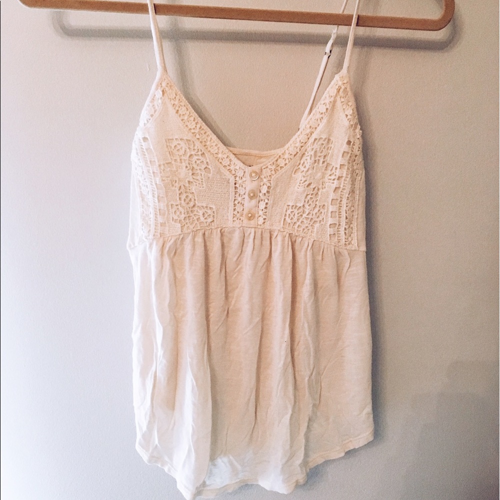 American Eagle White Tank