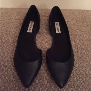 D'Orsay Black Steve Madden Flats