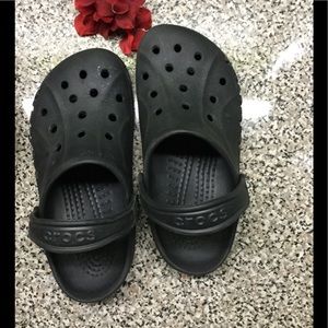Kids Black Crocs Baya Youth size 3/5  Summer shoes