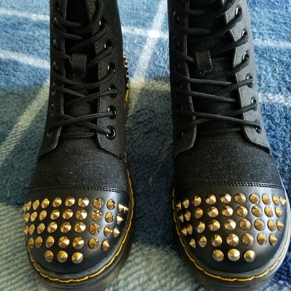 Gia Mia Denim Rocker Boots
