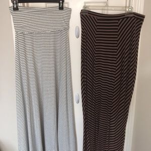 2 skirts for 1! GAP Long Skirt and Mossimo skirt.
