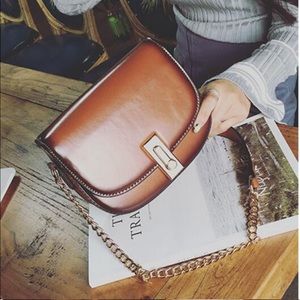 Vintage Chain Crossbody Bag for Ladies Retro small