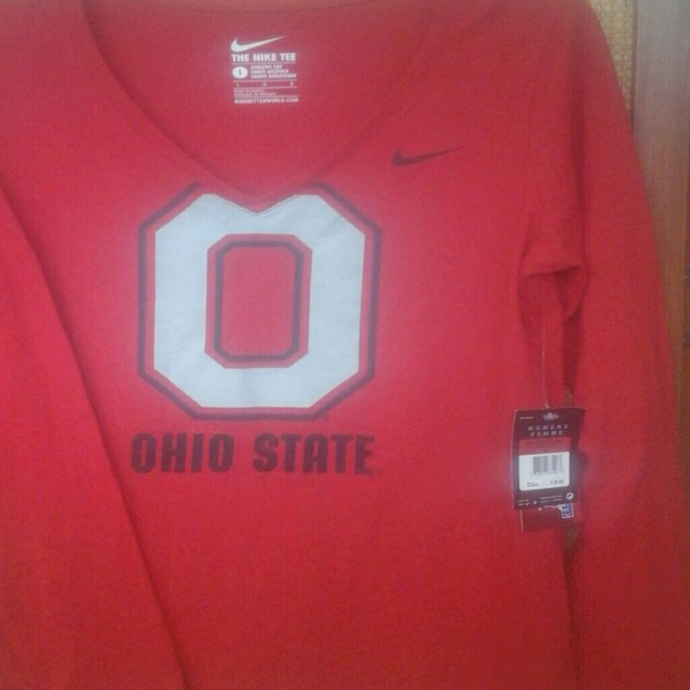 New-OHIO STATE LONG SLEEVE TOP