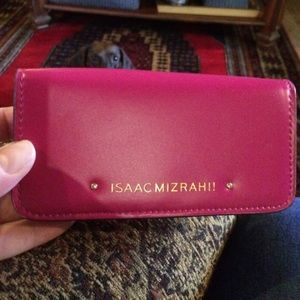 Isaac Mizrahi MWOT hot pink clutch/wallet