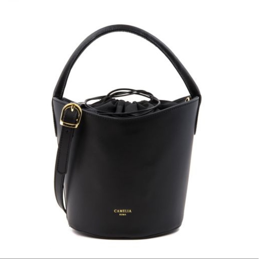 Italian Leather Bucket Bag by Camelia Roma