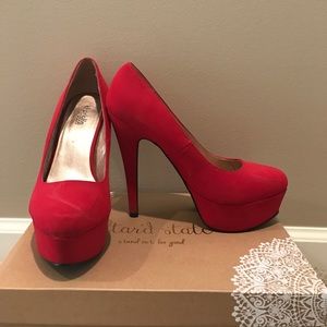 Vibrant Red heels