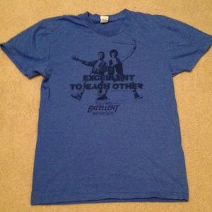 Be Excellent To Each Other, Bill Ted blue Shirt S