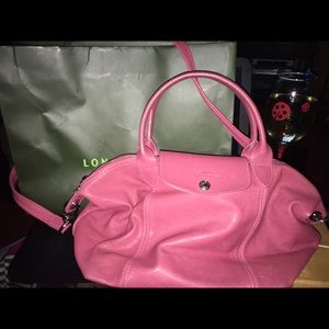 Longchamp Le Pliage Cuir leather handbag