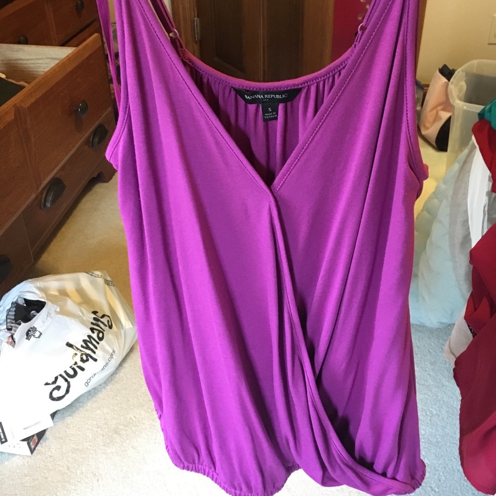 Purple Banana Republic tank top