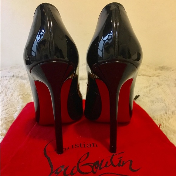 Christian Louboutin Shoes - Christian Louboutin Black Patent Leather Pumps